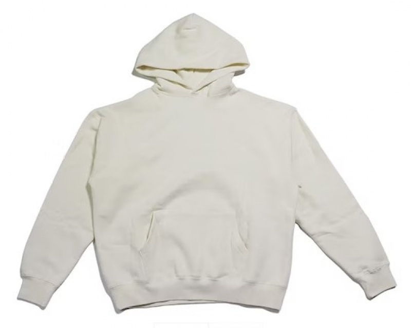 Sudadera con Capucha Essentials Fear of God Estampadas Pullover Creme | 73KRBVZXS