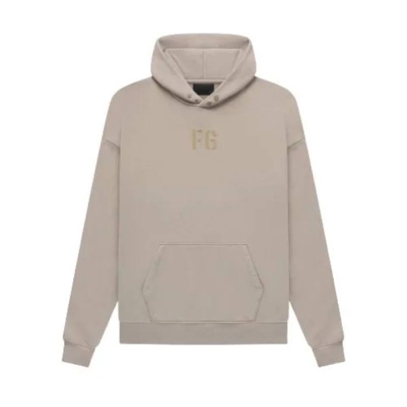 Sudadera con Capucha Essentials Fear of God FG Gris | 82BWJGYKA