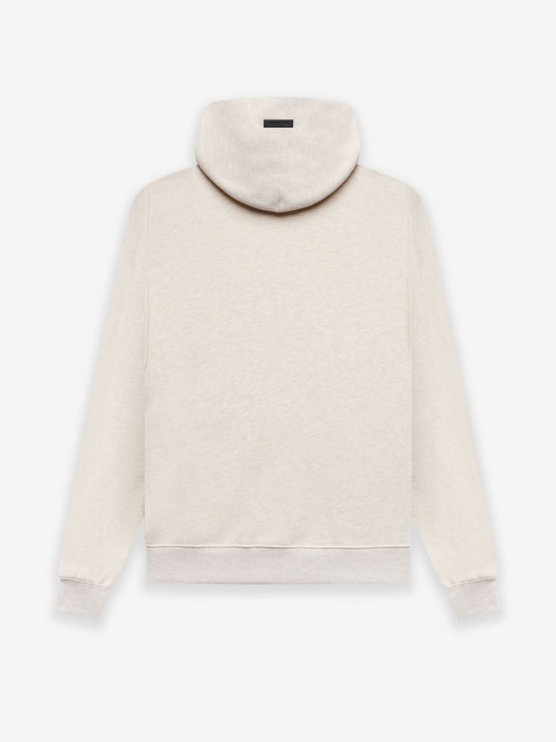 Sudadera con Capucha Essentials Fear of God Baseball Creme | 92OTCWKYQ