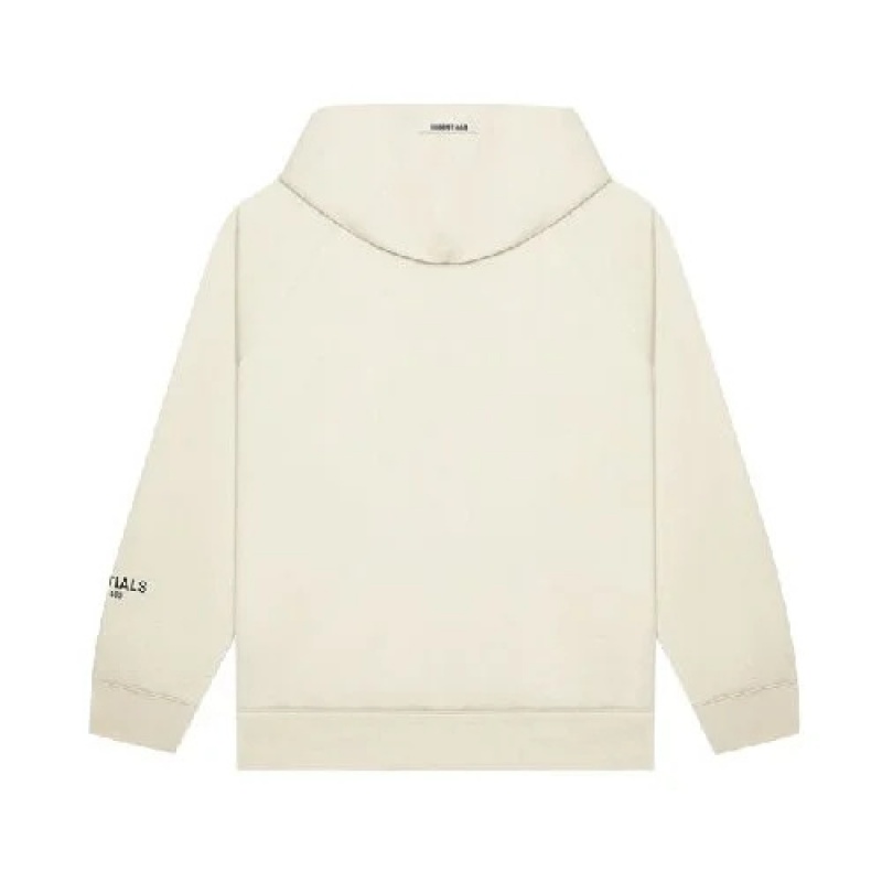 Sudadera con Capucha Essentials Fear of God Oversized Blancas | 37KCXGLNA