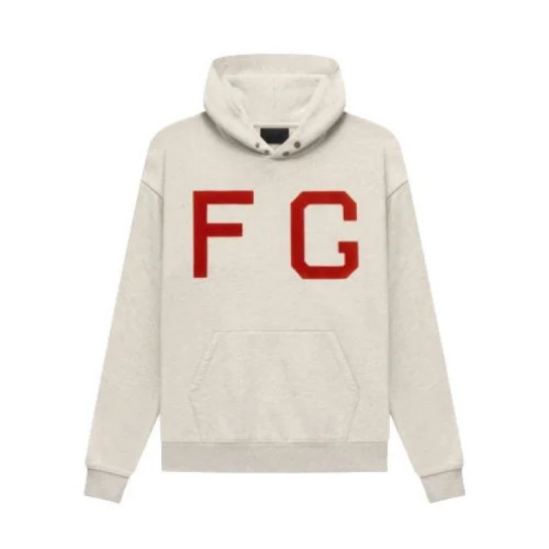 Sudadera con Capucha Essentials Fear of God Monarch FG Blancas | 26HAKRNOZ