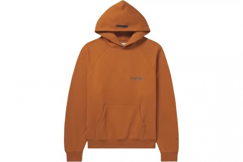 Sudadera con Capucha Essentials Fear of God Mr. Porter Logo-Print Marrones Oscuro | 30NYBVDMJ