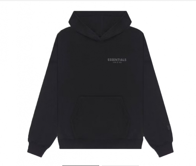 Sudadera con Capucha Essentials Fear of God x TMC Crenshaw Negras | 27YRADLHU