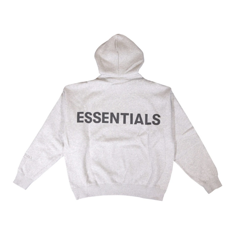 Sudadera con Capucha Essentials Fear of God 3M Logo Pullover Gris | 35DQWBRMY