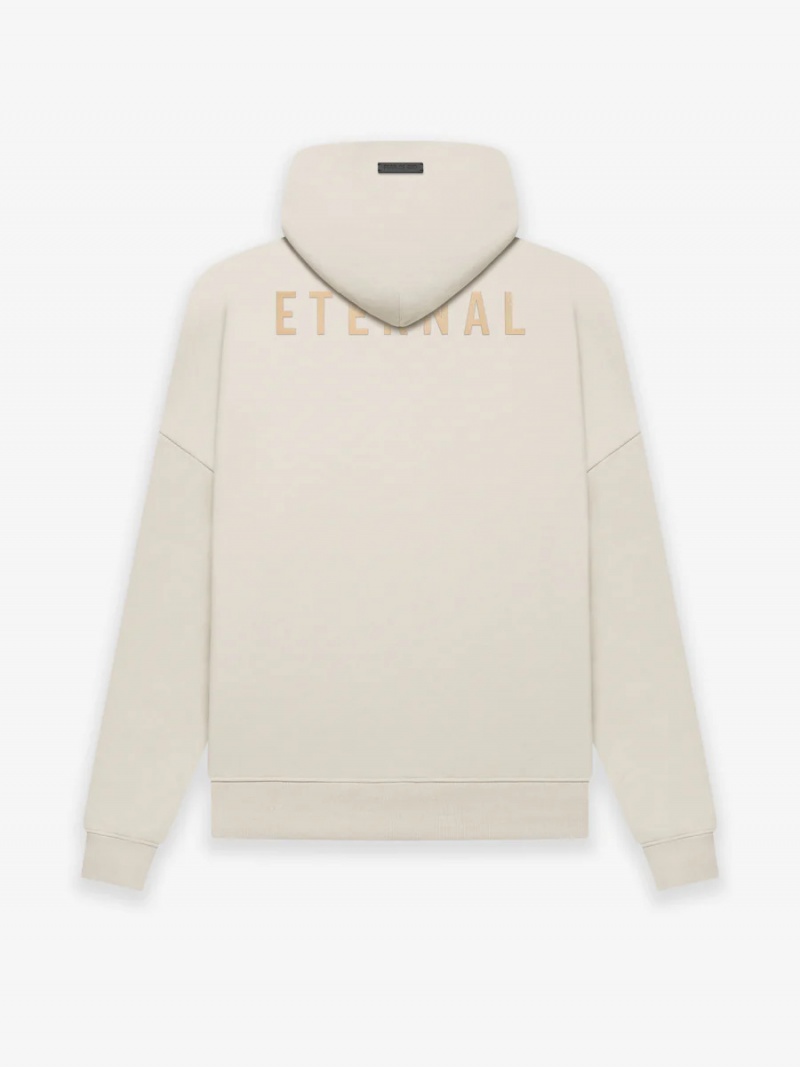 Sudadera con Capucha Essentials Fleece Beige | 19YHVRTQF