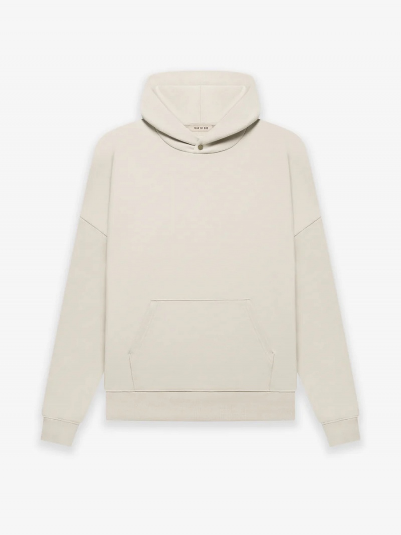 Sudadera con Capucha Essentials Fleece Beige | 19YHVRTQF