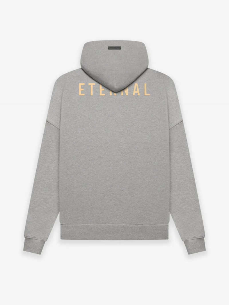 Sudadera con Capucha Essentials Fleece Warm Gris | 13WORMSIL