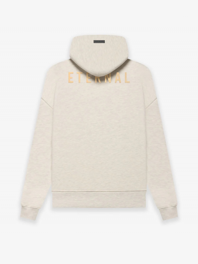 Sudadera con Capucha Essentials Fleece Warm Heather Oatmeal | 50ZSQTFCL