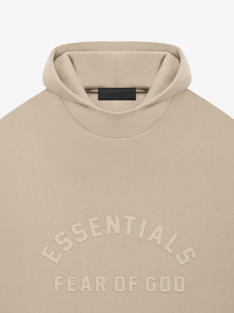 Sudadera con Capucha Essentials Niños Beige | 43OYUSWDG