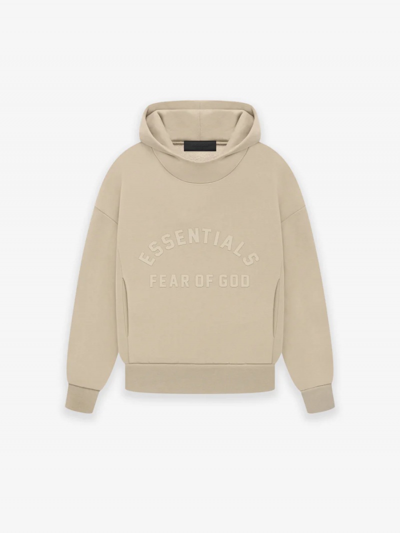 Sudadera con Capucha Essentials Niños Beige | 01IJBHUOF