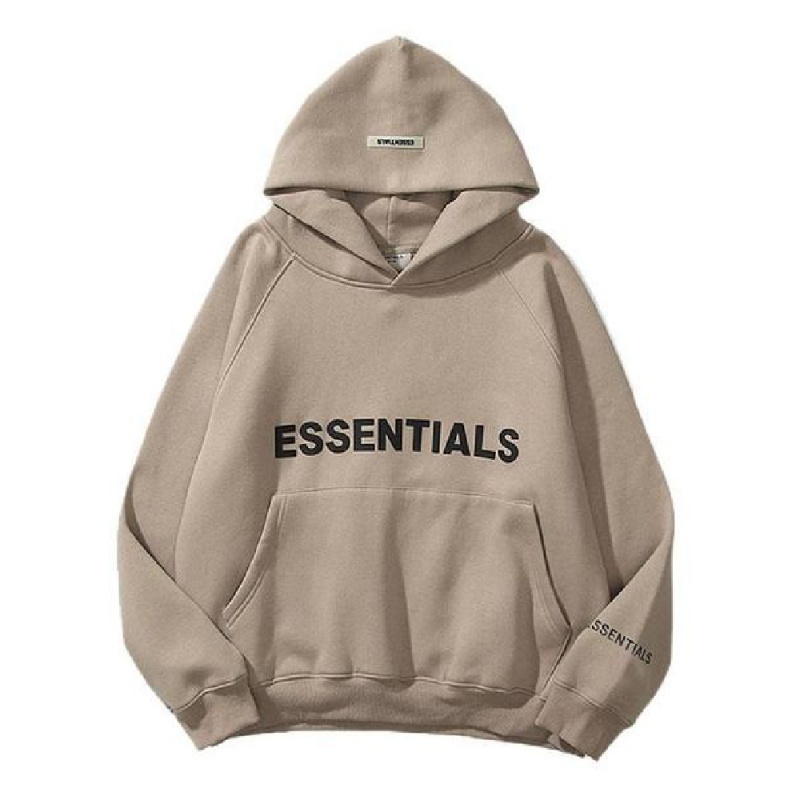 Sudadera con Capucha Essentials Oversized Marrones | 13JABSQLP