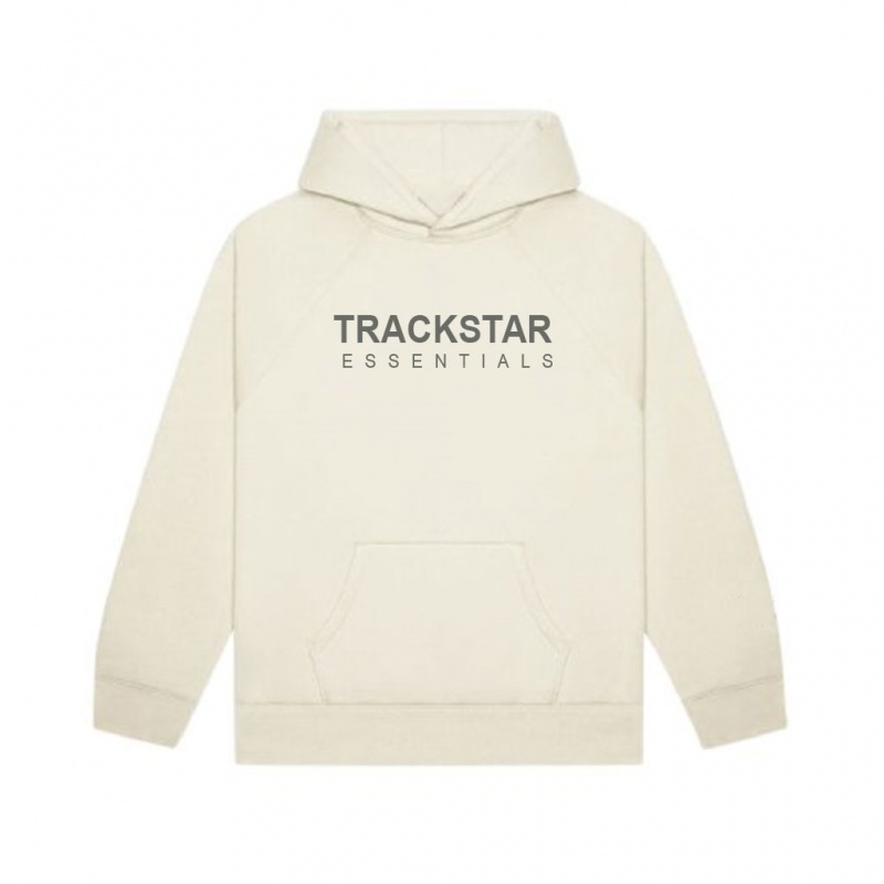 Sudadera con Capucha Essentials Trackstar Regular Fit Beige | 63XTZWQAJ