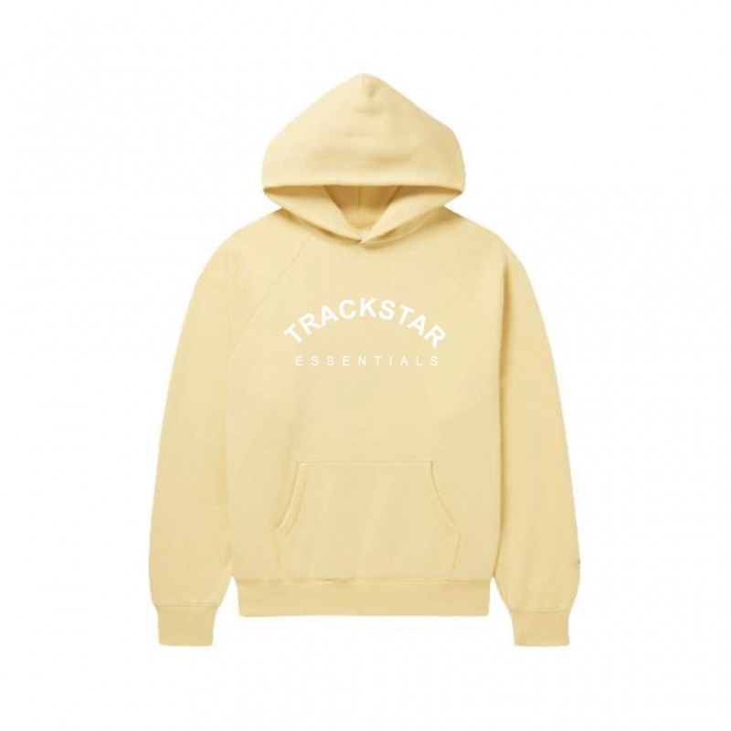 Sudadera con Capucha Essentials Trackstar London Amarillo | 56HRZBCPX