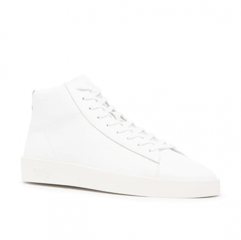 Tenis Essentials Fear Of God Ankel Length Encaje-Up Blancas | 54IHYPUJE